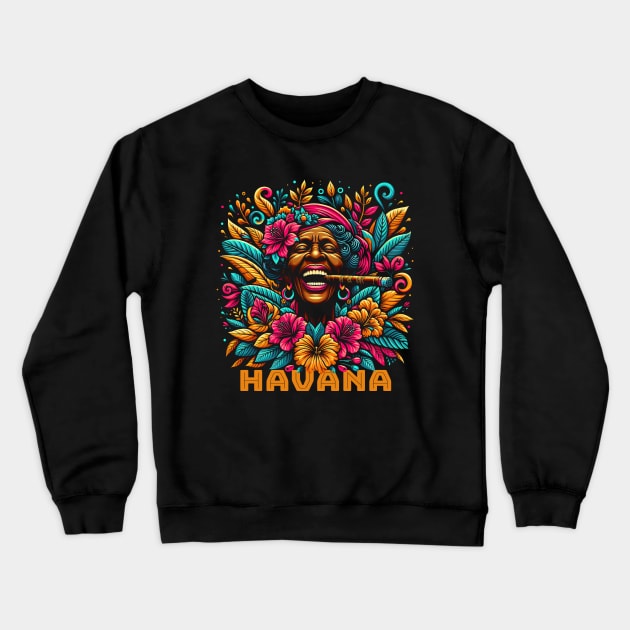 HAVANA ! Crewneck Sweatshirt by Ken Savana